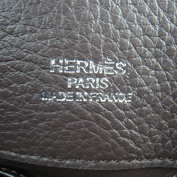 Replica Hermes Jypsiere 34 Togo Leather Messenger Bag Dark Coffee H2804 - 1:1 Copy